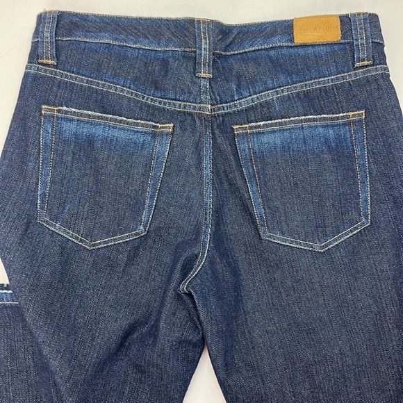 Tommy Hilfiger Straight Leg Jeans Size 12 Dark Wash Denim - Picture 4 of 15